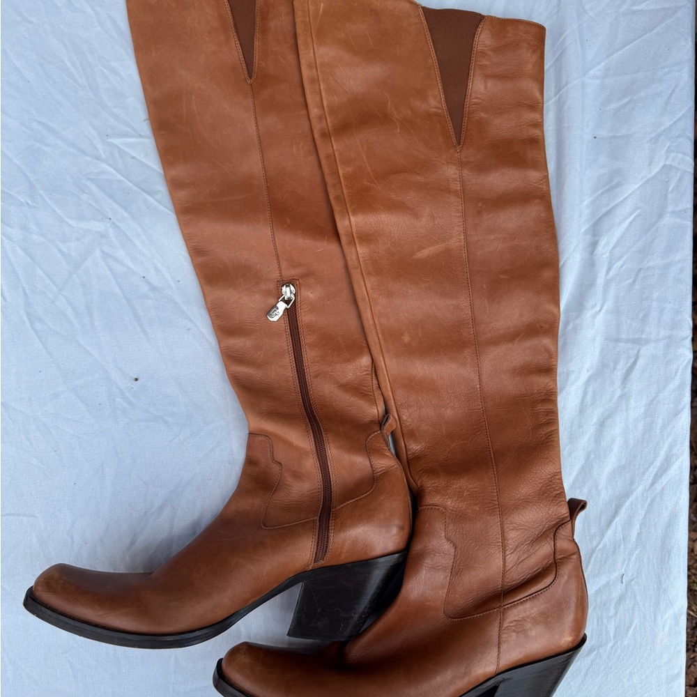 Donald J. Pliner Men's Brown Leather Boots